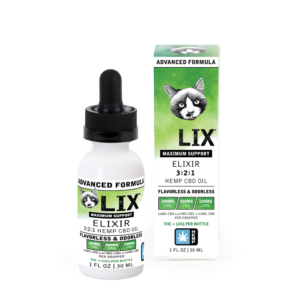ELIXIR - ADVANCED FORMULA FELINE - 3:2:1 - Maximum Support Tincture - LIX