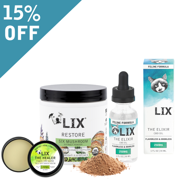 Feline Wellness Trio - Elixir, RESTORE Six Blend, & Healer - LIX