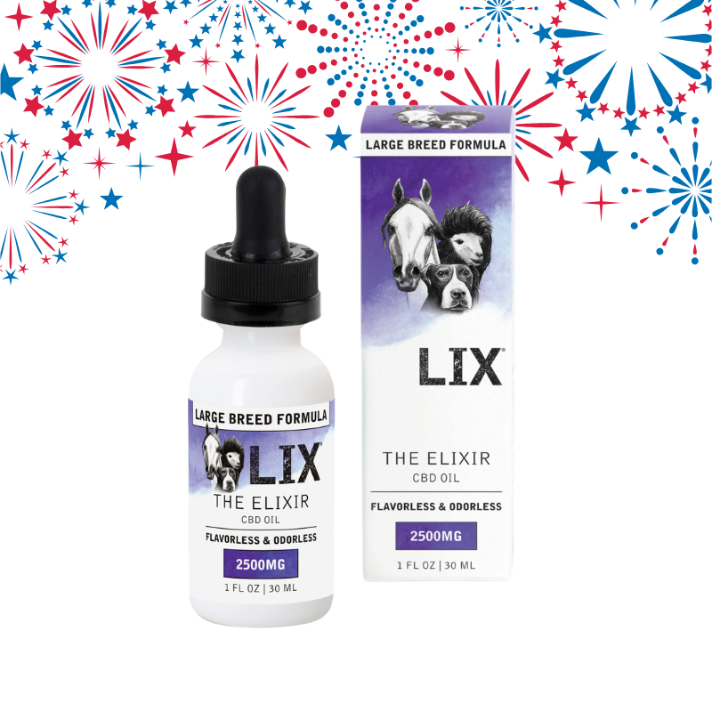 THE ELIXIR - LARGE BREED FORMULA - 2500MG Tincture for Large Dogs, Horses & Farm Animals - LIX