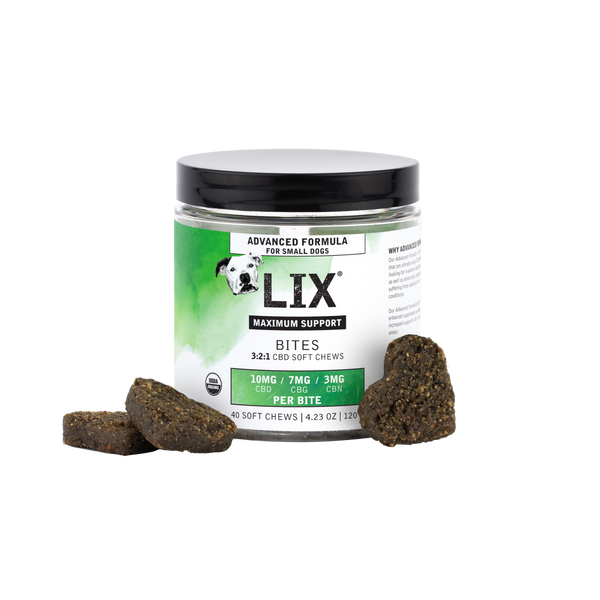 Bites Advanced Advanced 3:2:1 CBD Soft Chews for Dogs & Cats | 40 Count – LIX
