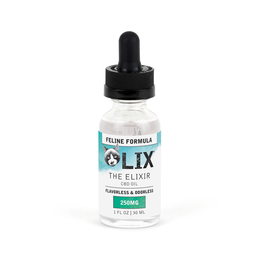 CBD oil for cats tincture dropper 250mg by LIX feline formula